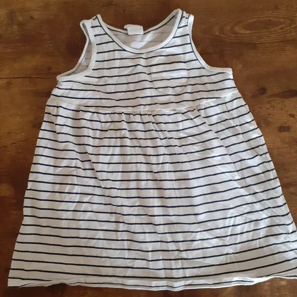 H&M Toddler's peplum striped sleeveless sundress 12-18m - Picture 3 of 4